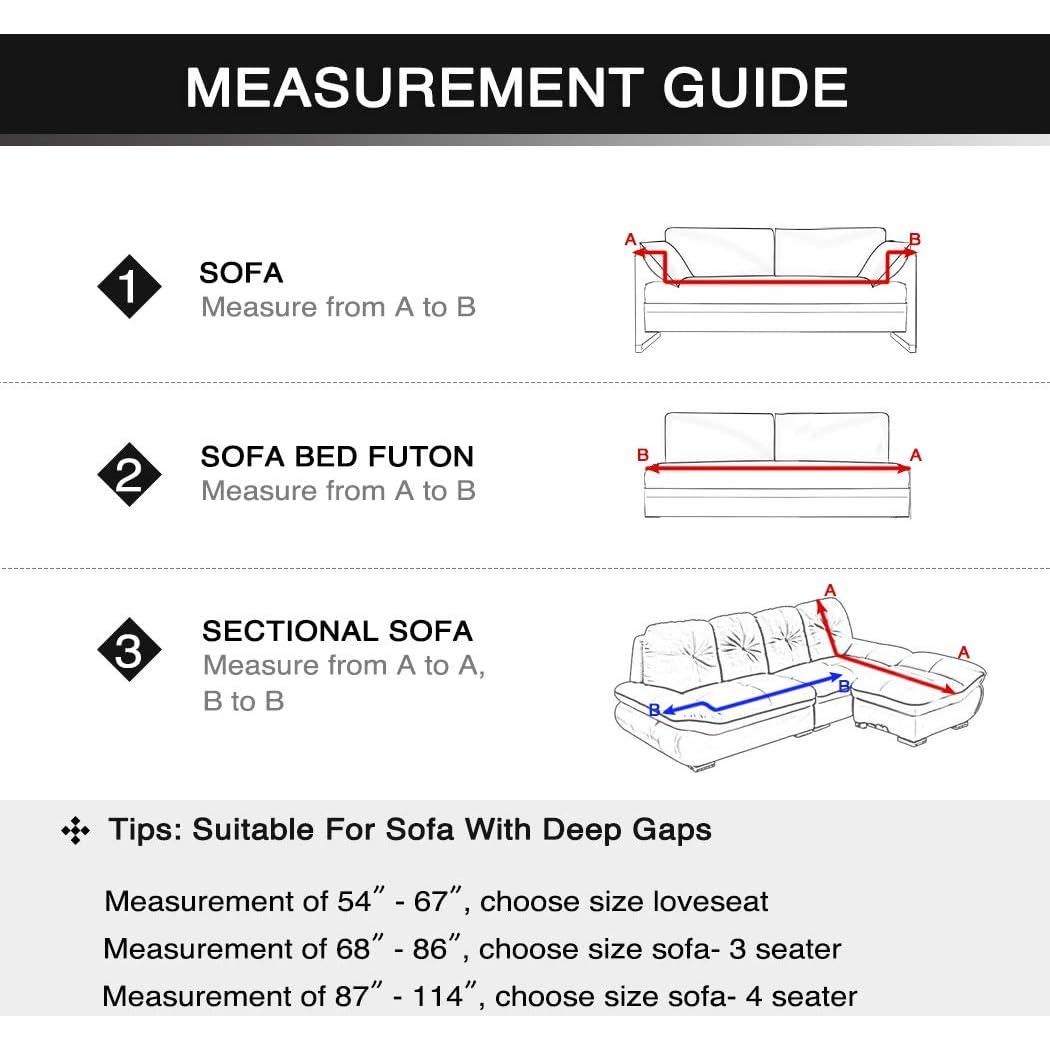 Funda de Sofá Estirable Lamberia Beige 3 Plazas con Almohadas