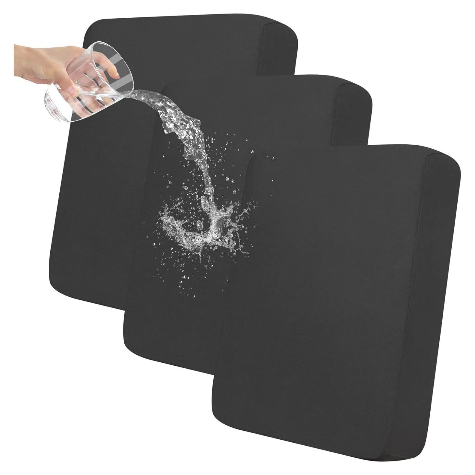 Funda de cojín de sofá Easy-Going 3 piezas impermeable gris