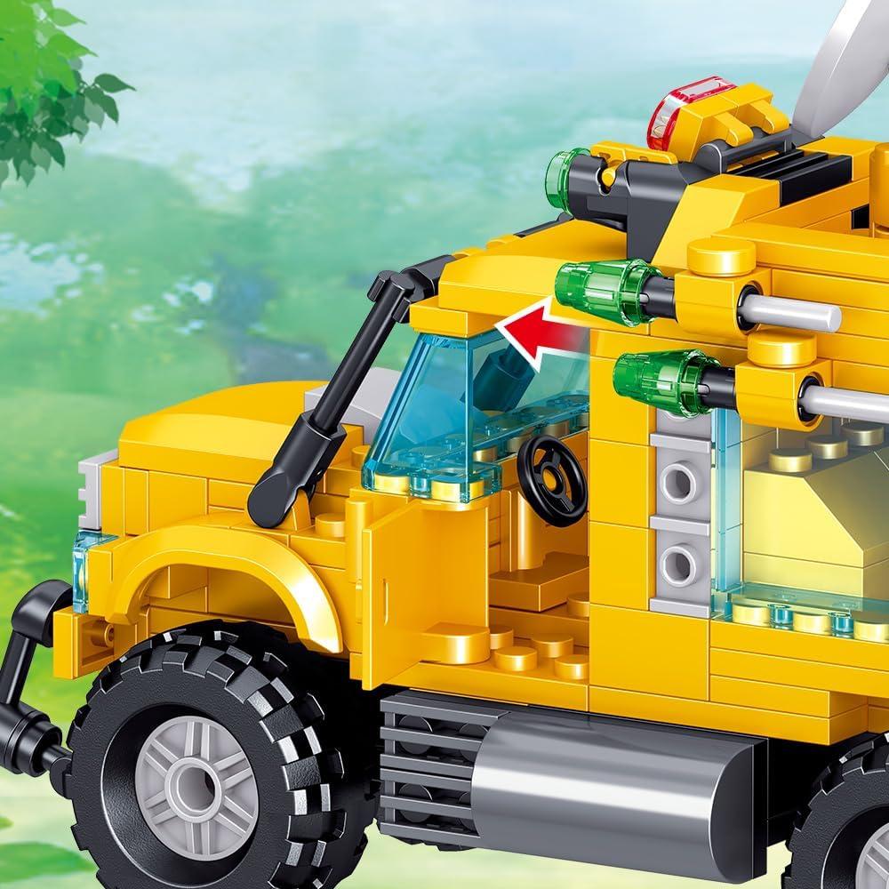 Juego de Bloques de Construcción Dinosaurios Mesiondy 546 Pcs