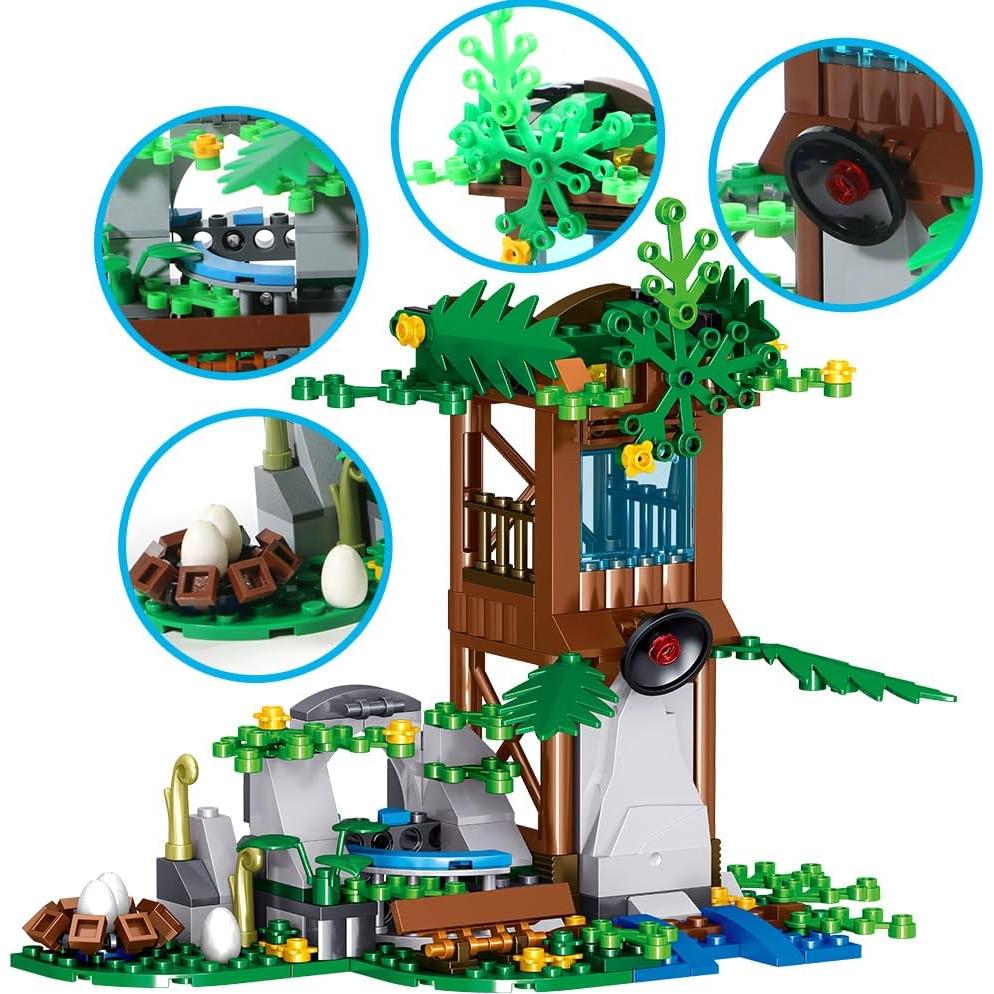 Juego de Bloques de Construcción Dinosaurios Mesiondy 546 Pcs