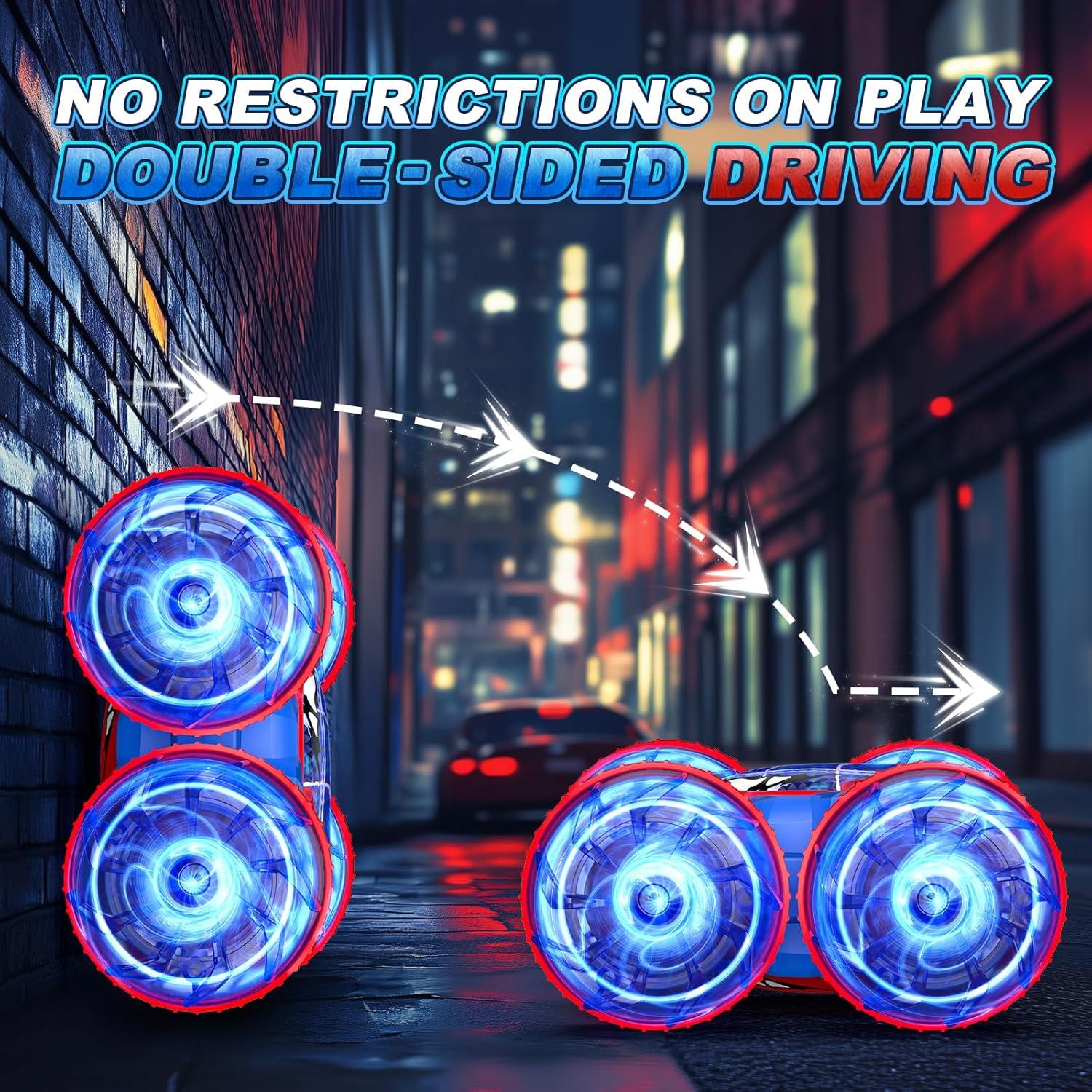 Coche RC Acuático 4WD Shantou 360° LED Azul