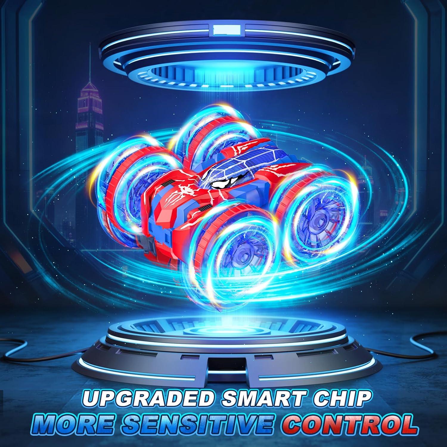 Coche RC Acuático 4WD Shantou 360° LED Azul