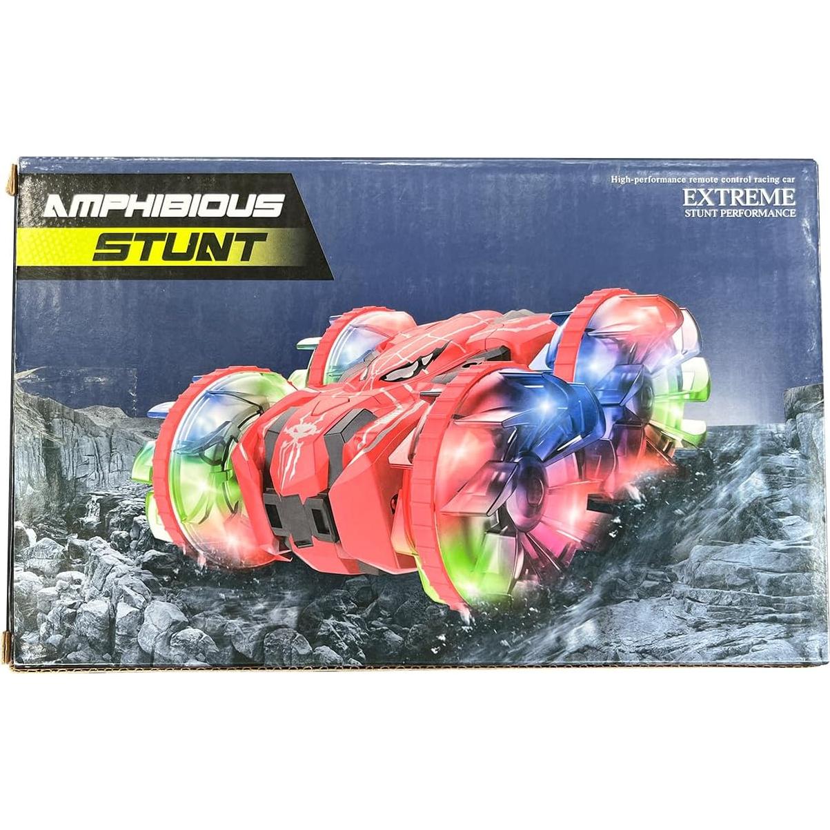 Coche RC Acuático 4WD Shantou 360° LED Azul