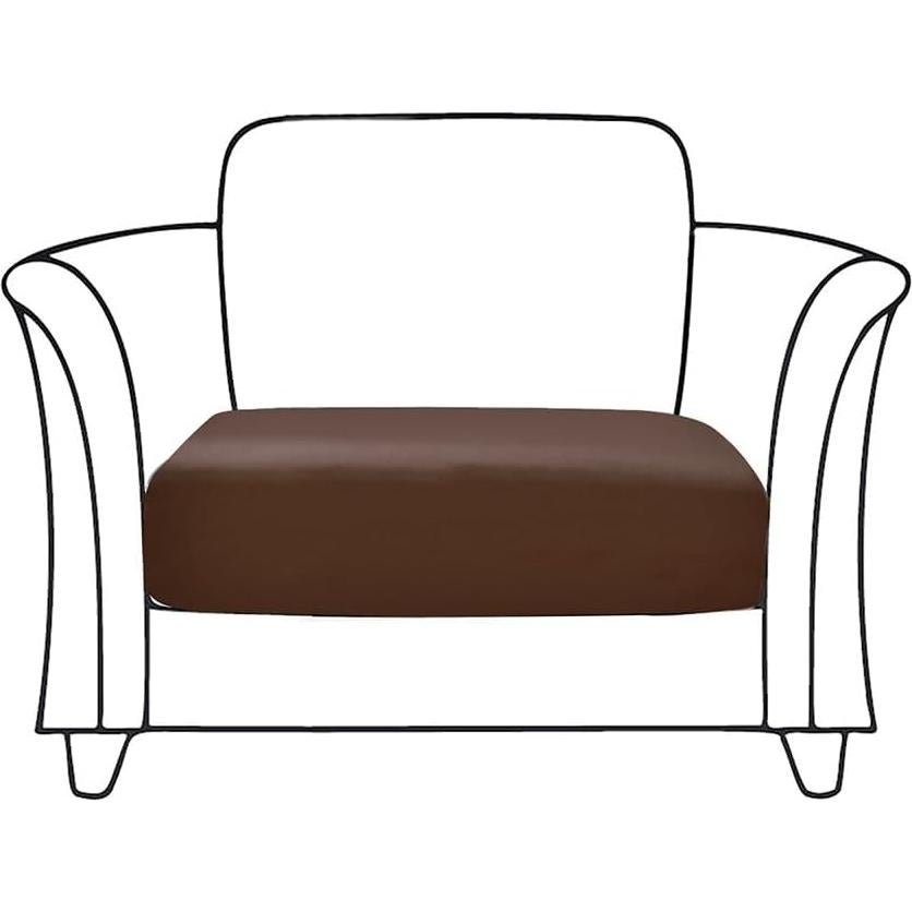 Funda de sofá elástica impermeable MIDODO color café 1pc