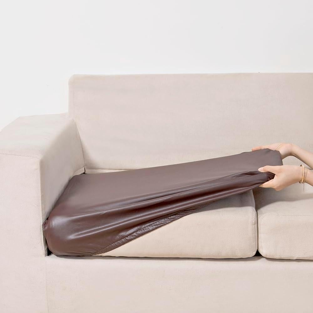 Funda de sofá elástica impermeable MIDODO color café 1pc