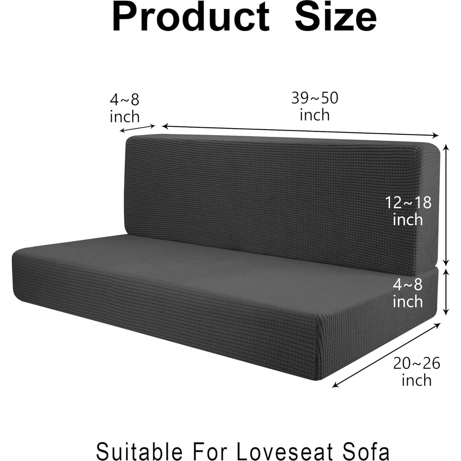 Funda de Cojín de Comedor RunNico Gris para RV 1 Pz