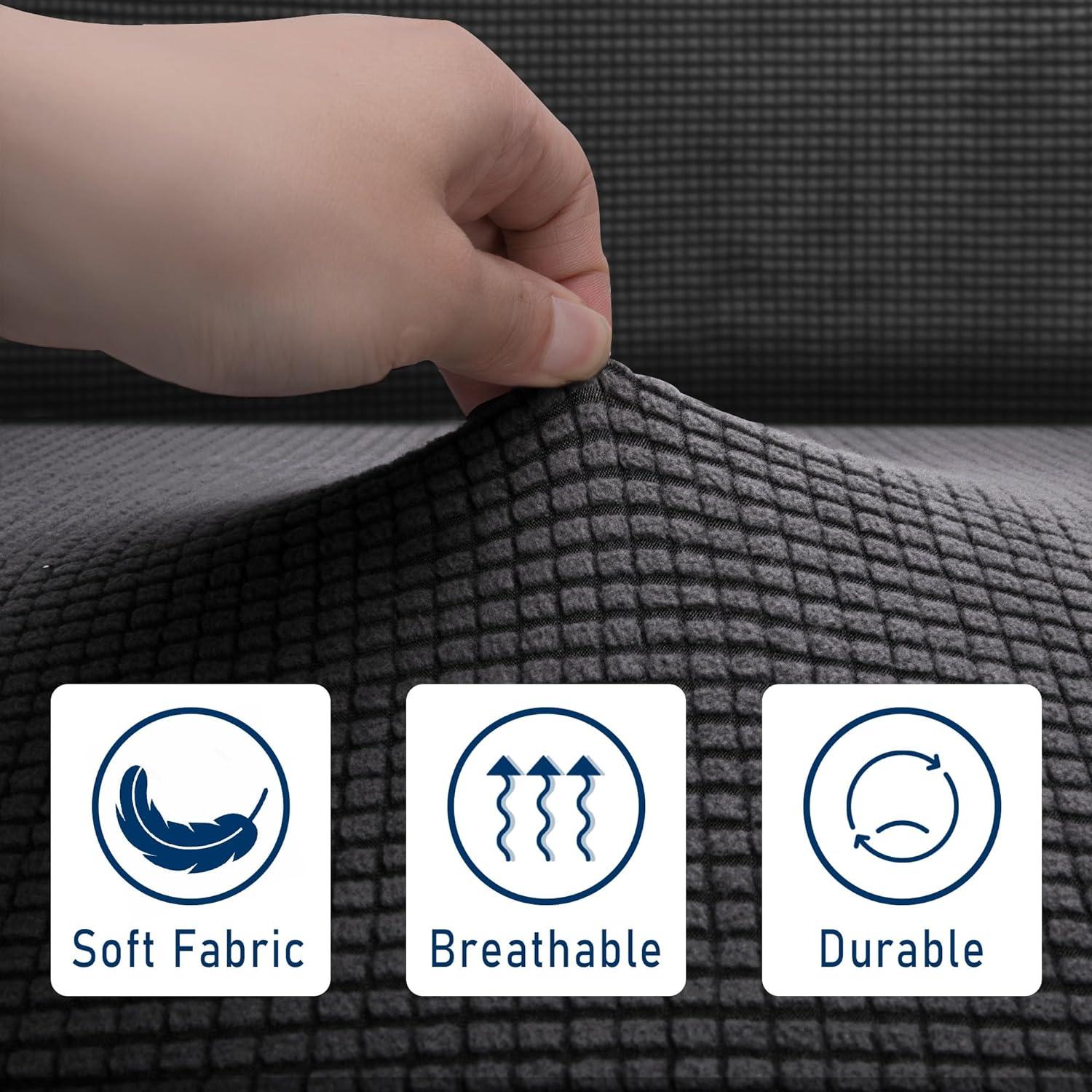 Funda de Cojín de Comedor RunNico Gris para RV 1 Pz