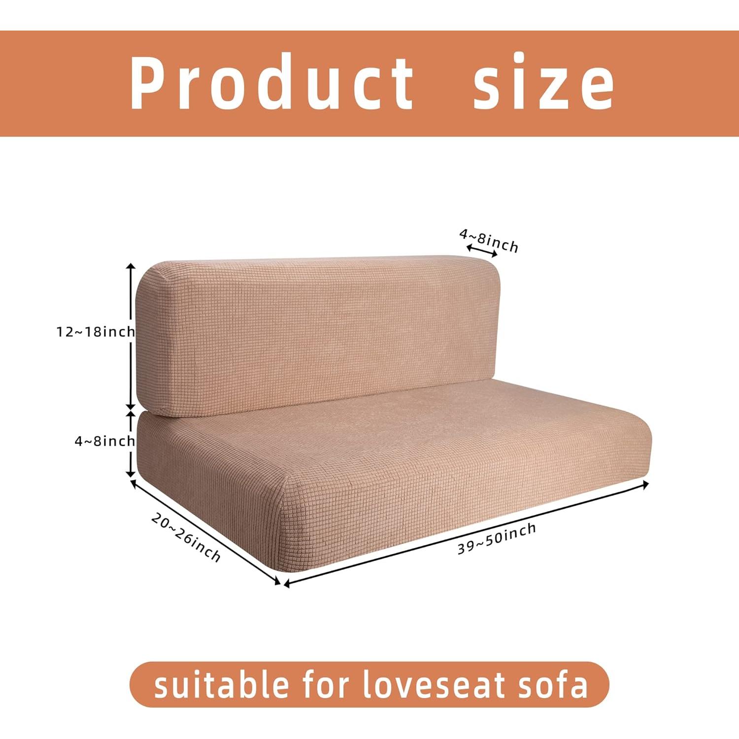 Funda de Cojín Elástica Tlswshsy para Dinette RV Khaki