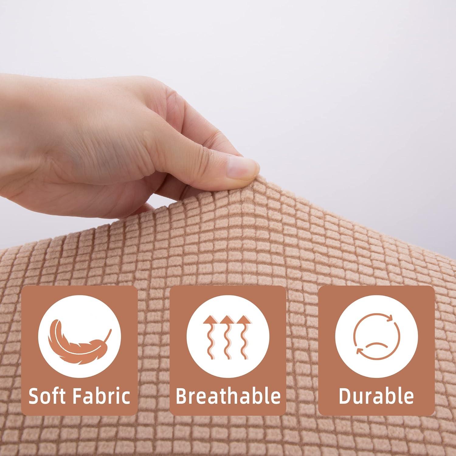 Funda de Cojín Elástica Tlswshsy para Dinette RV Khaki