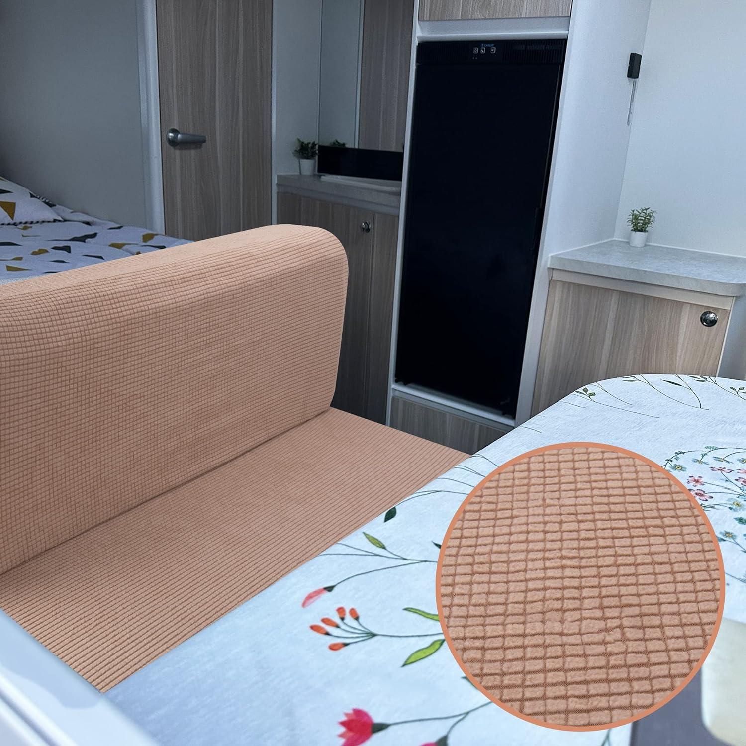 Funda de Cojín Elástica Tlswshsy para Dinette RV Khaki