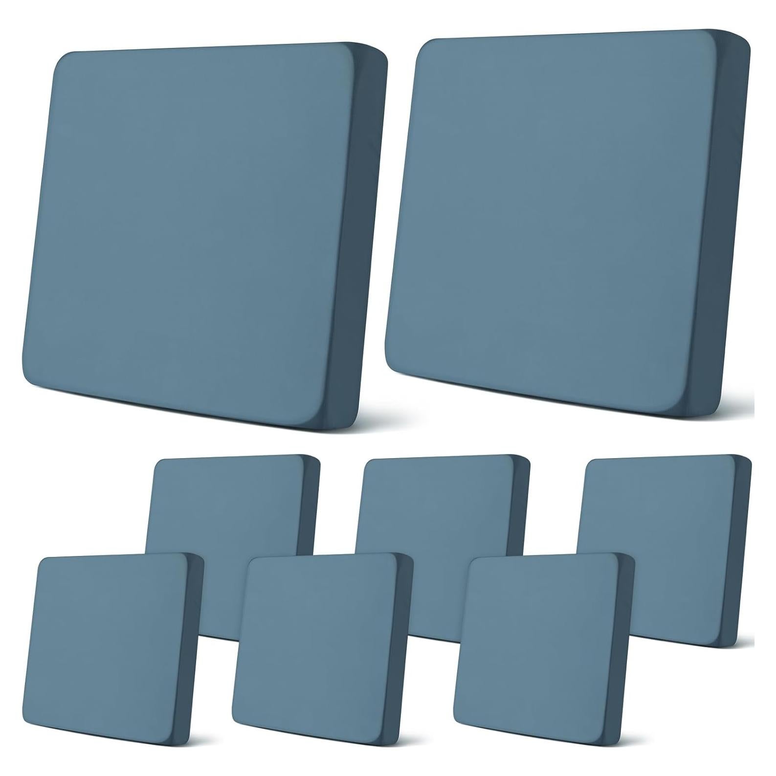 Fundas de Cojines Newwiee 8 Piezas Impermeables 50-68 cm