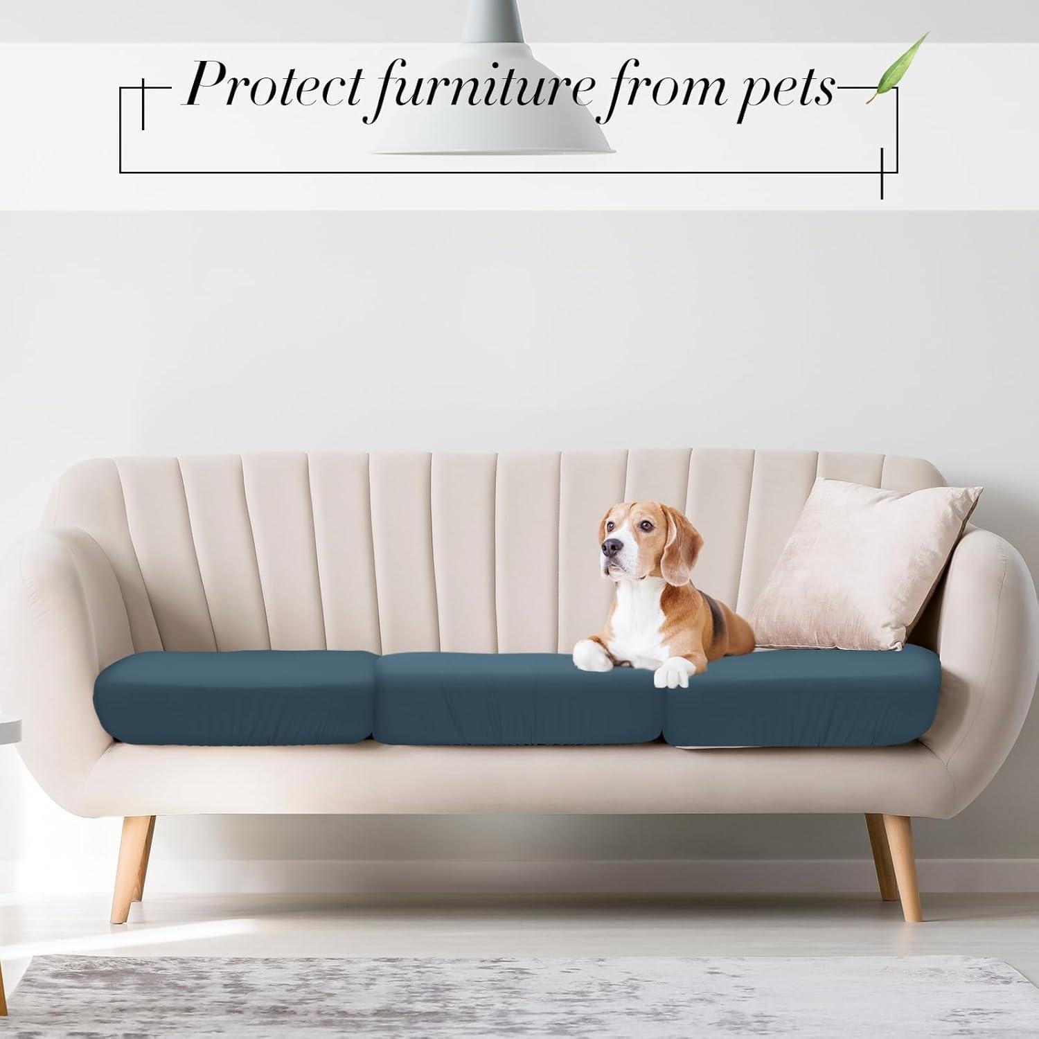 Fundas de Cojines Newwiee 8 Piezas Impermeables 50-68 cm