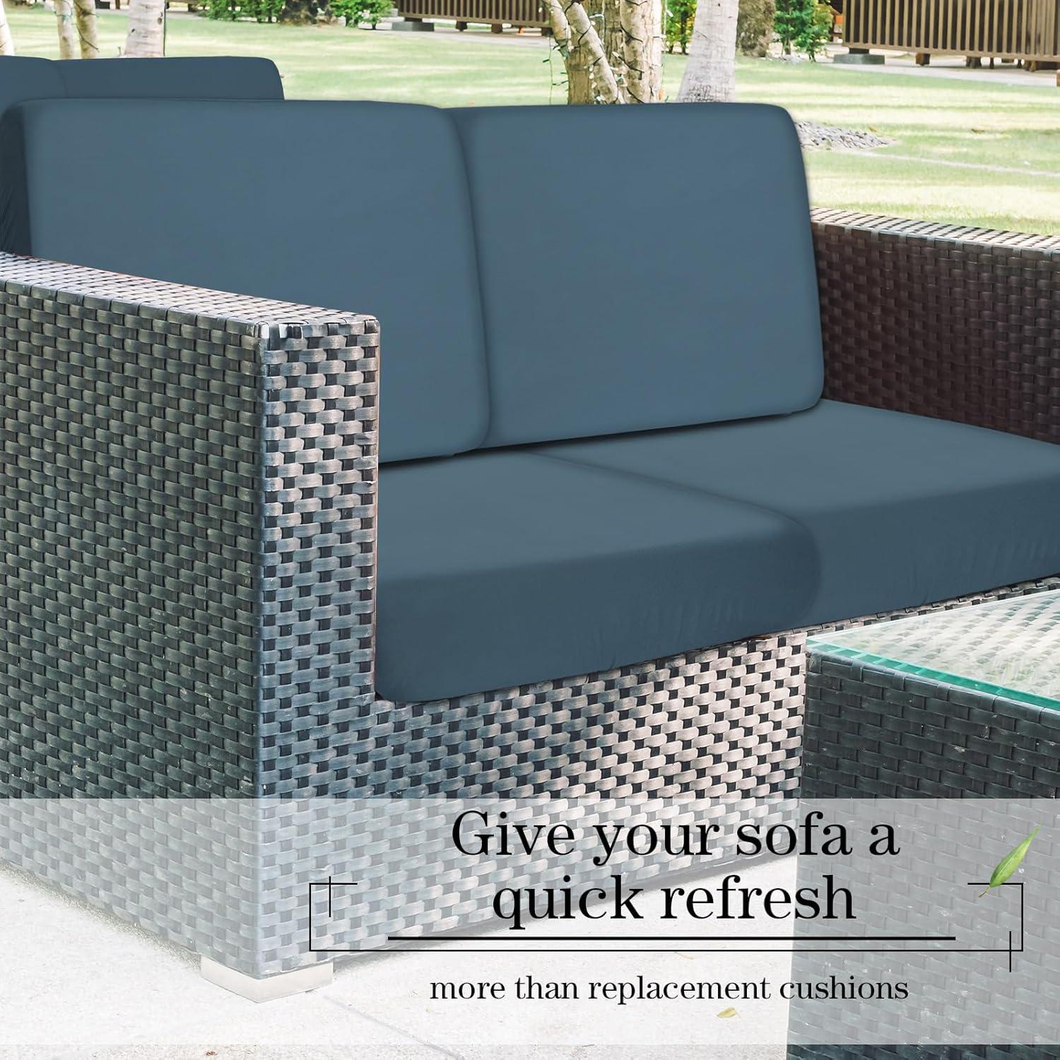 Fundas de Cojines Newwiee 8 Piezas Impermeables 50-68 cm