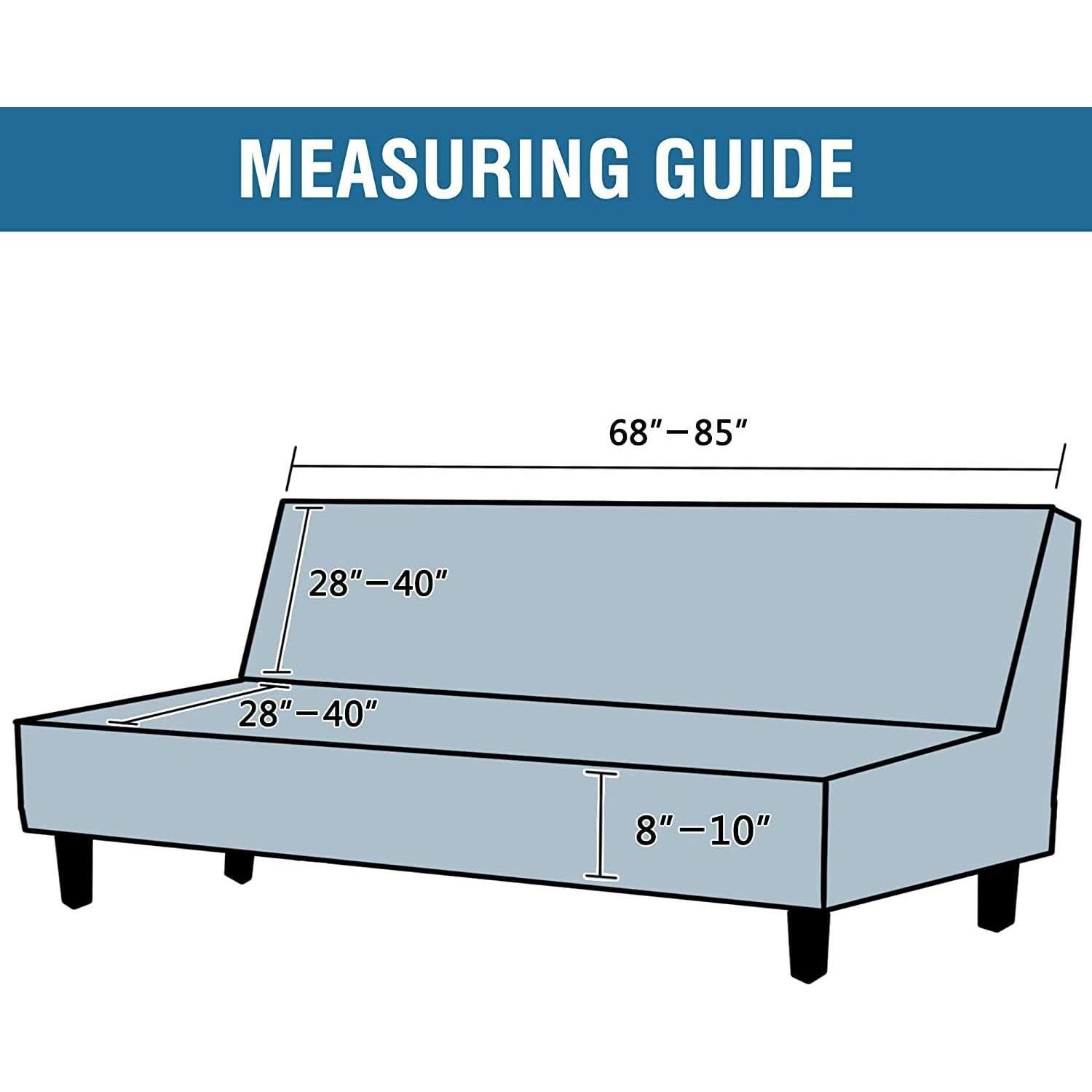 Funda de Terciopelo H.VERSAILTEX para Sofá Futón Negro