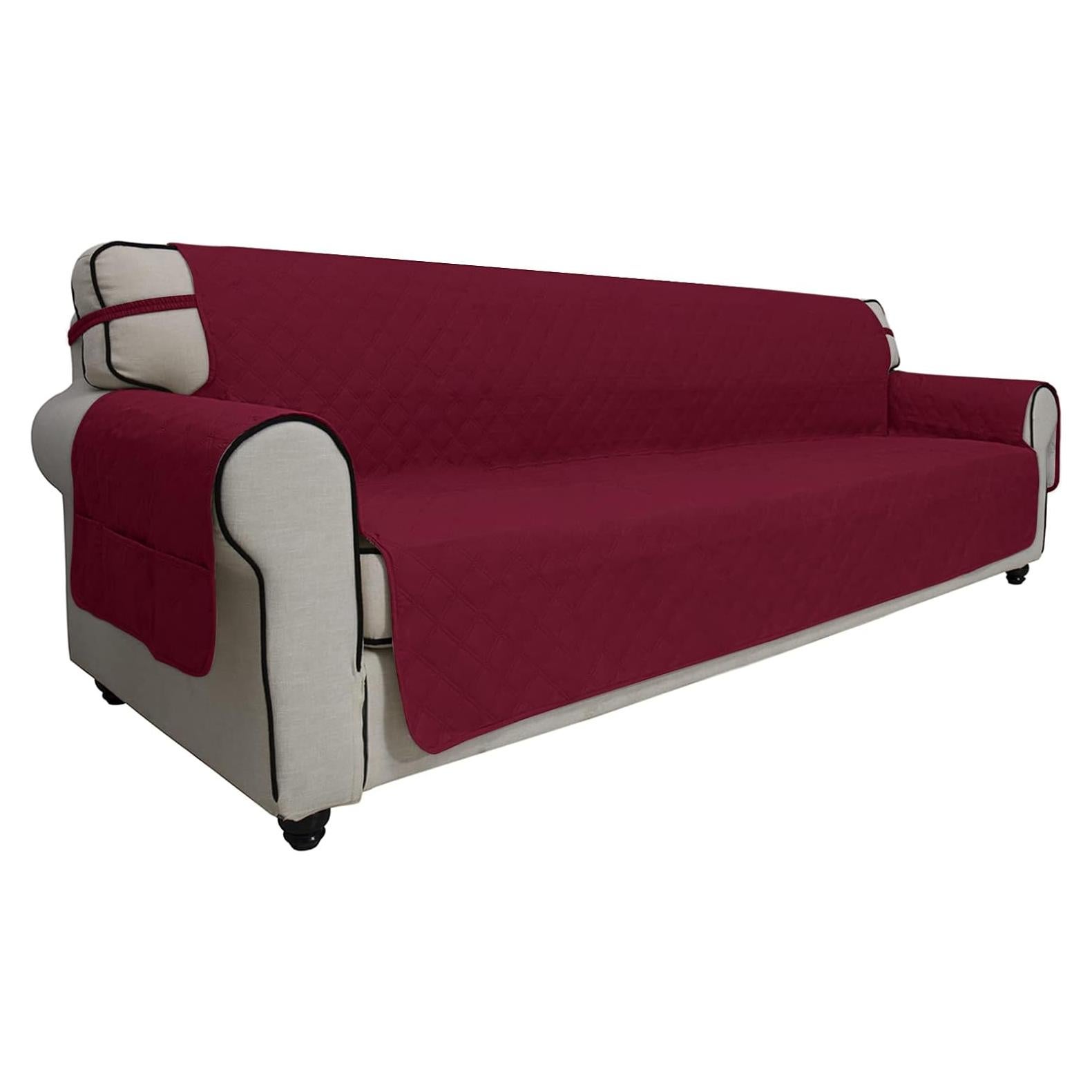 Funda de Sofá Impermeable Easy-Going XX-Large Rojo Navidad