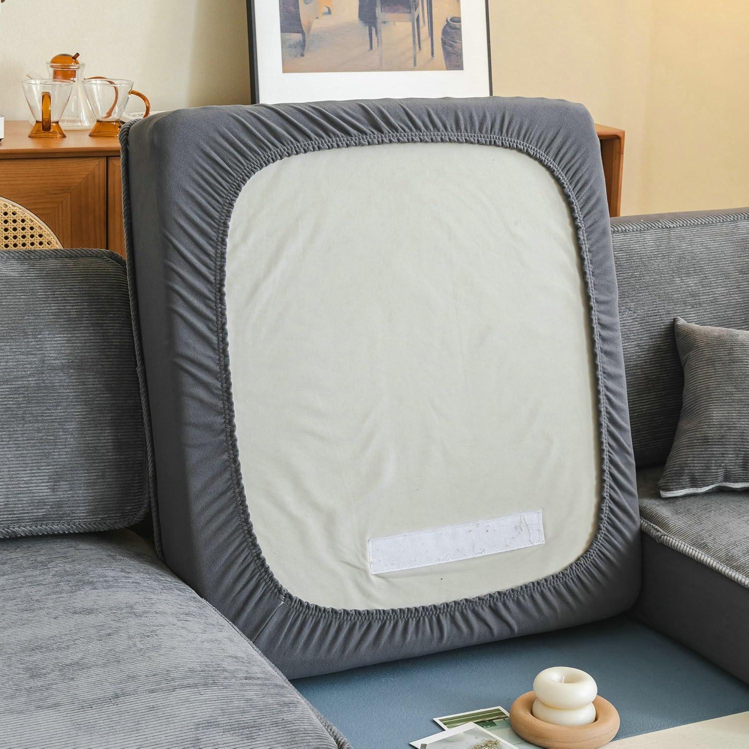 Funda elástica para sofá BSTMAI Gris 71x81 cm