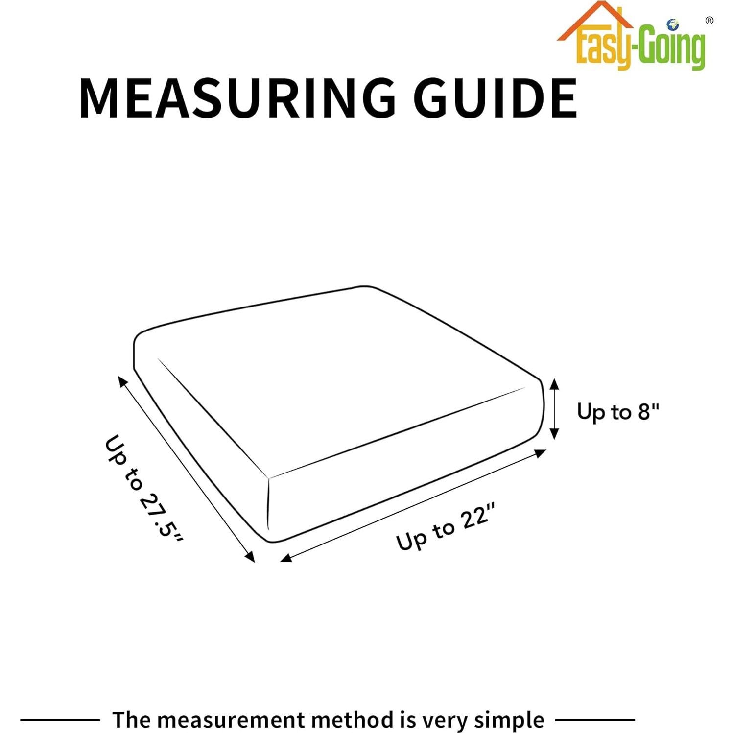 Funda de Cojín Impermeable Easy-Going para Sofá Gris