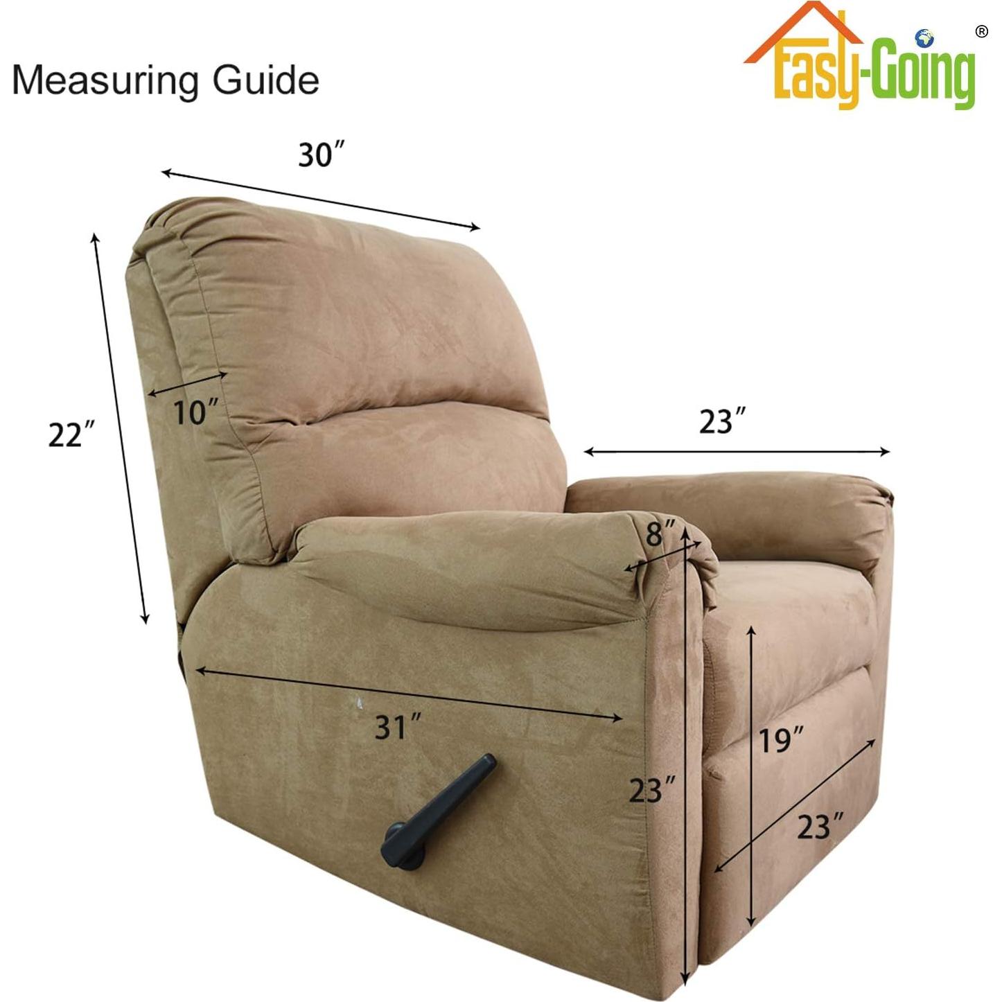 Funda de Sofá Reclinable Easy-Going Chocolate 4 Piezas