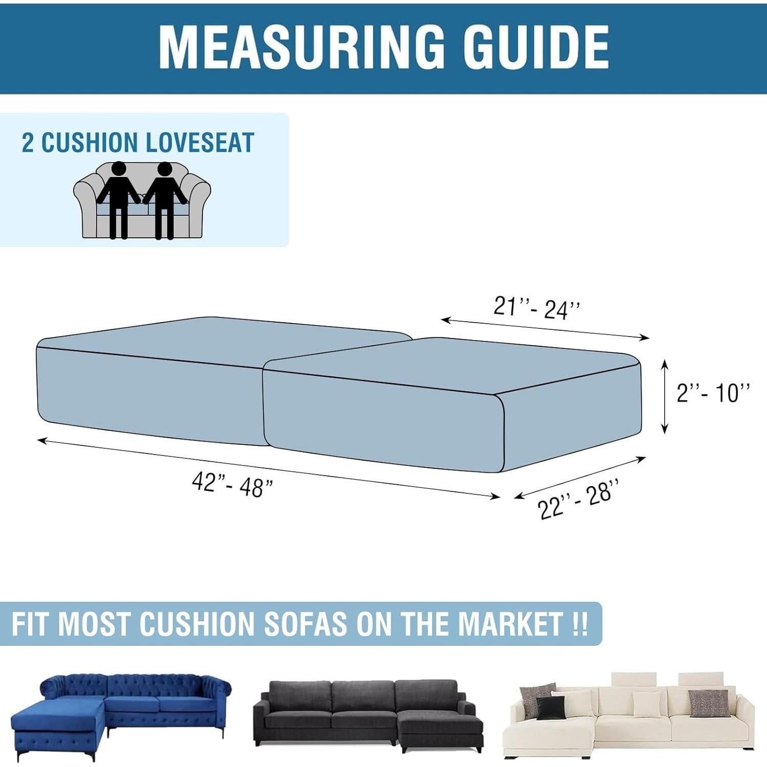 Funda de Cojín Sofá Taque 2 Piezas Terciopelo Gris