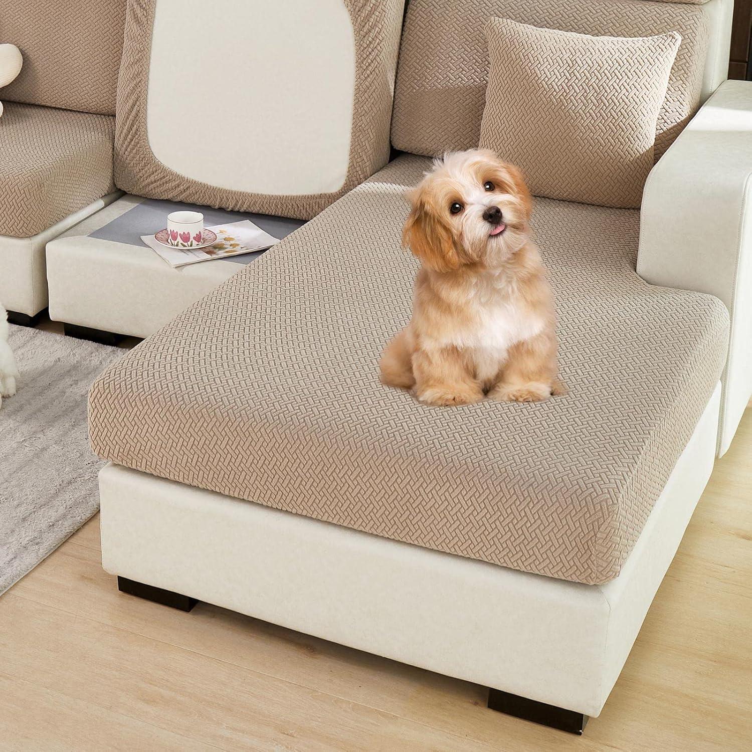 Funda de Sofá Universal ShowyLive Antideslizante Camel