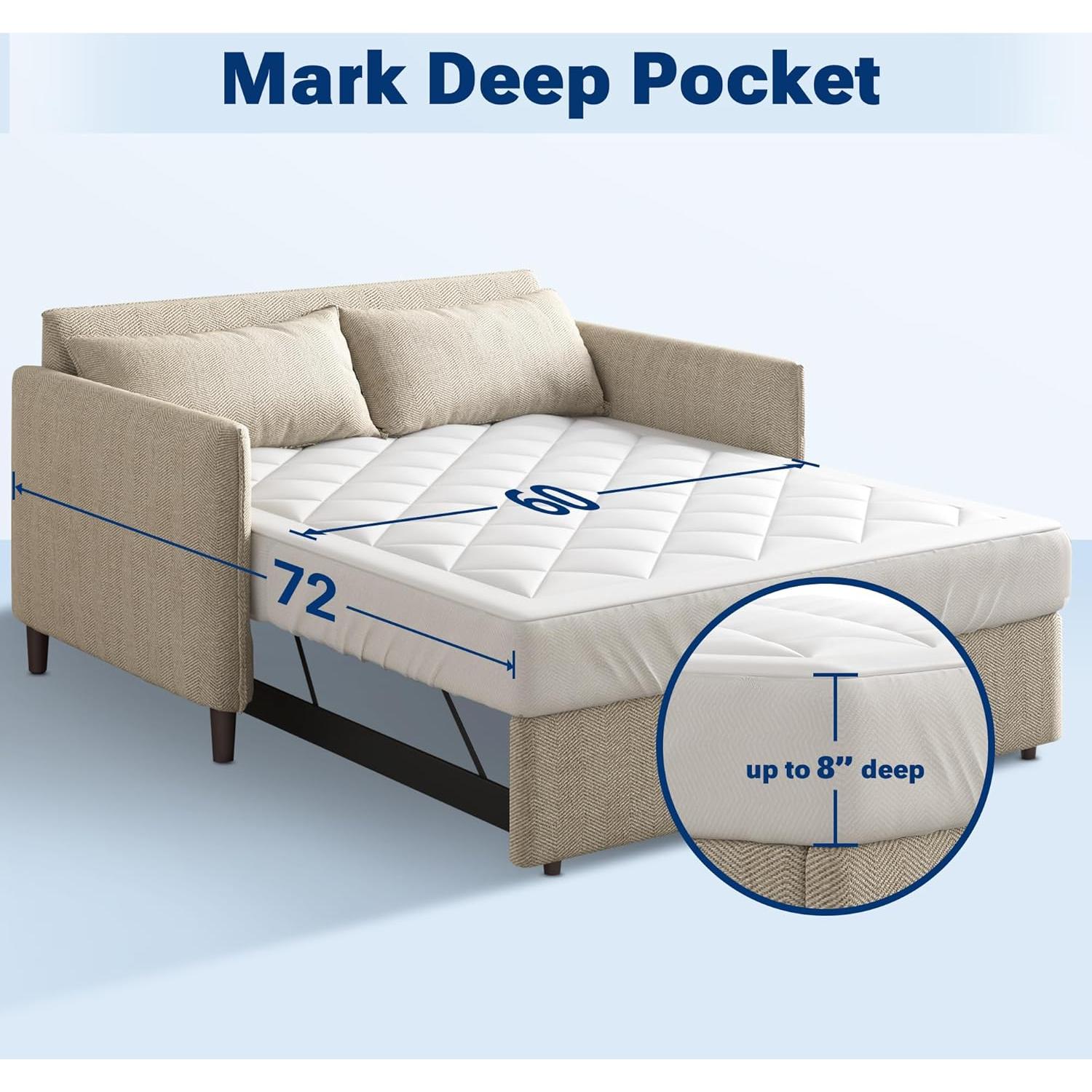 Protector de colchón impermeable Sleep Philosophy Queen 60x72