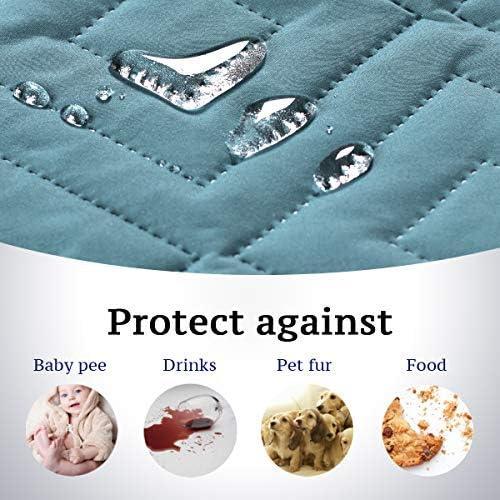 Funda de Sofá Reversible H.VERSAILTEX 2 Correas 78" Azul Beige