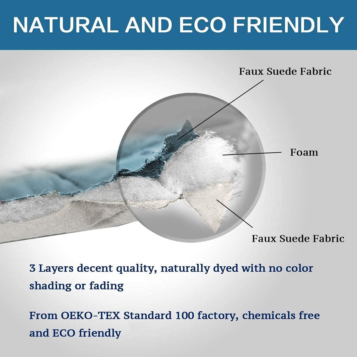 Funda de Sofá Reversible H.VERSAILTEX 2 Correas 78" Azul Beige