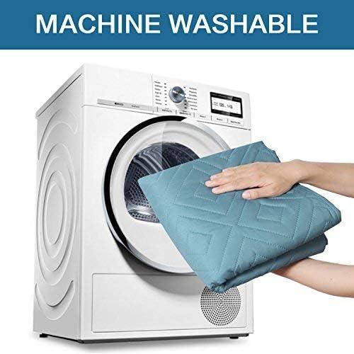 Funda de Sofá Reversible H.VERSAILTEX 2 Correas 78" Azul Beige