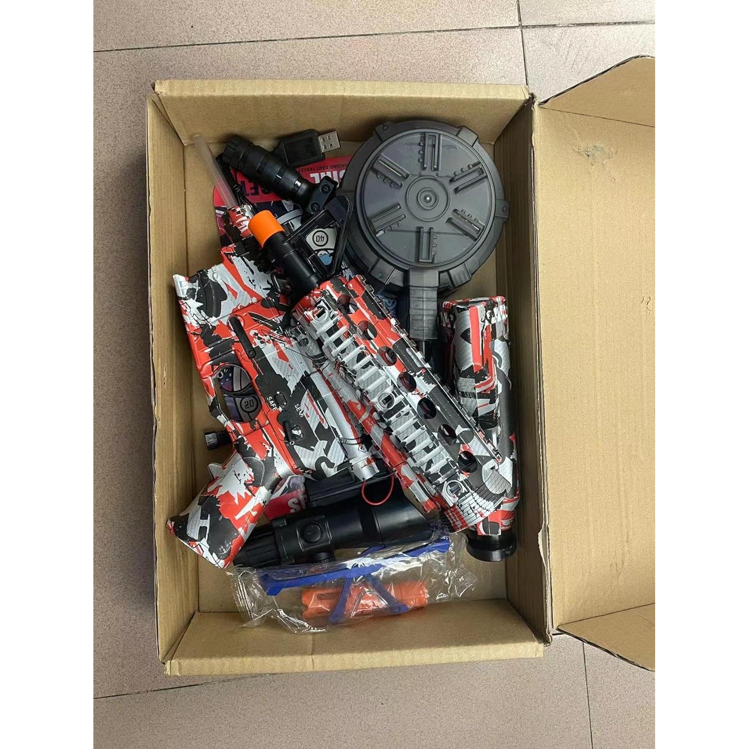 Lanzador de Gel Eléctrico Herisona M4RED-2022 60000 Geles