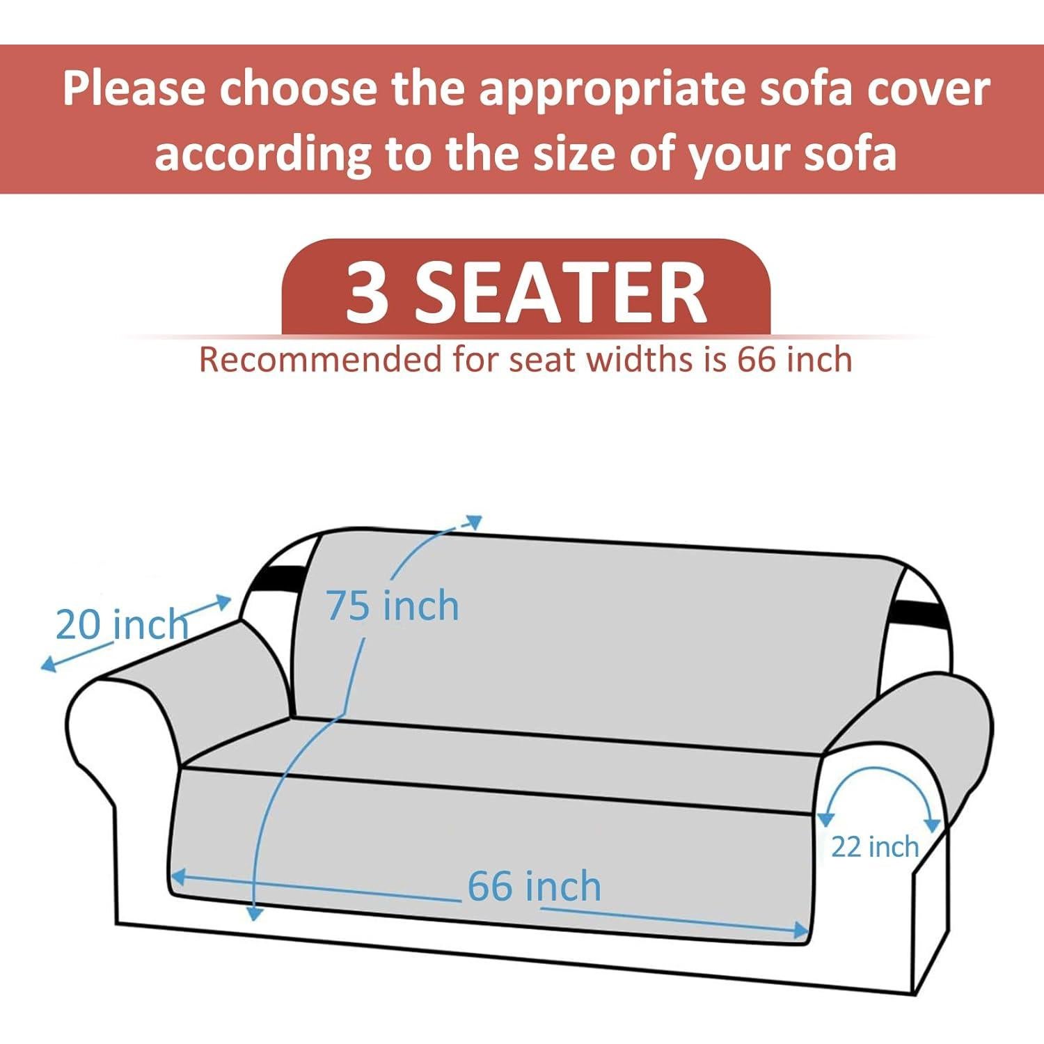 Funda de Sofá Boho WONGS BEDDING 3 Plazas Microfibra