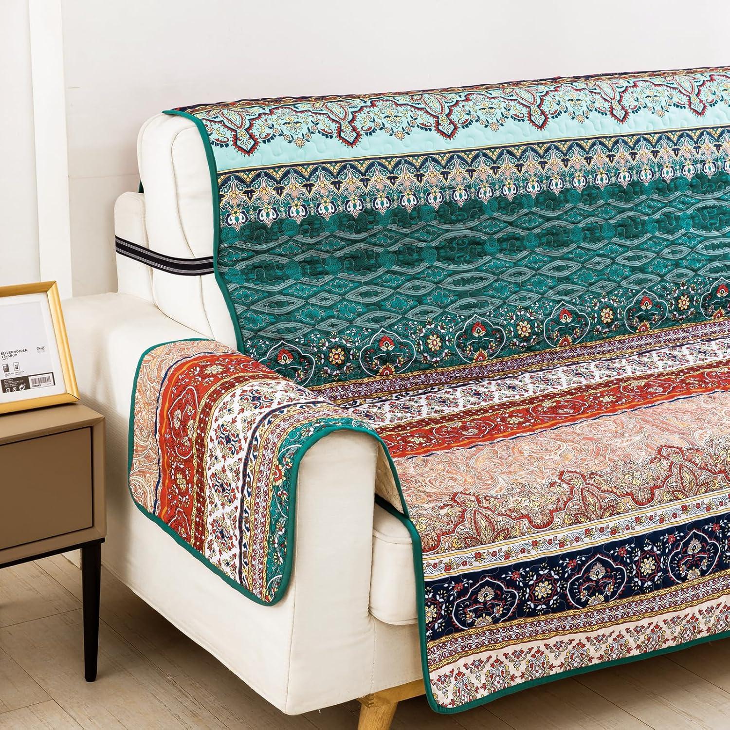 Funda de Sofá Boho WONGS BEDDING 3 Plazas Microfibra