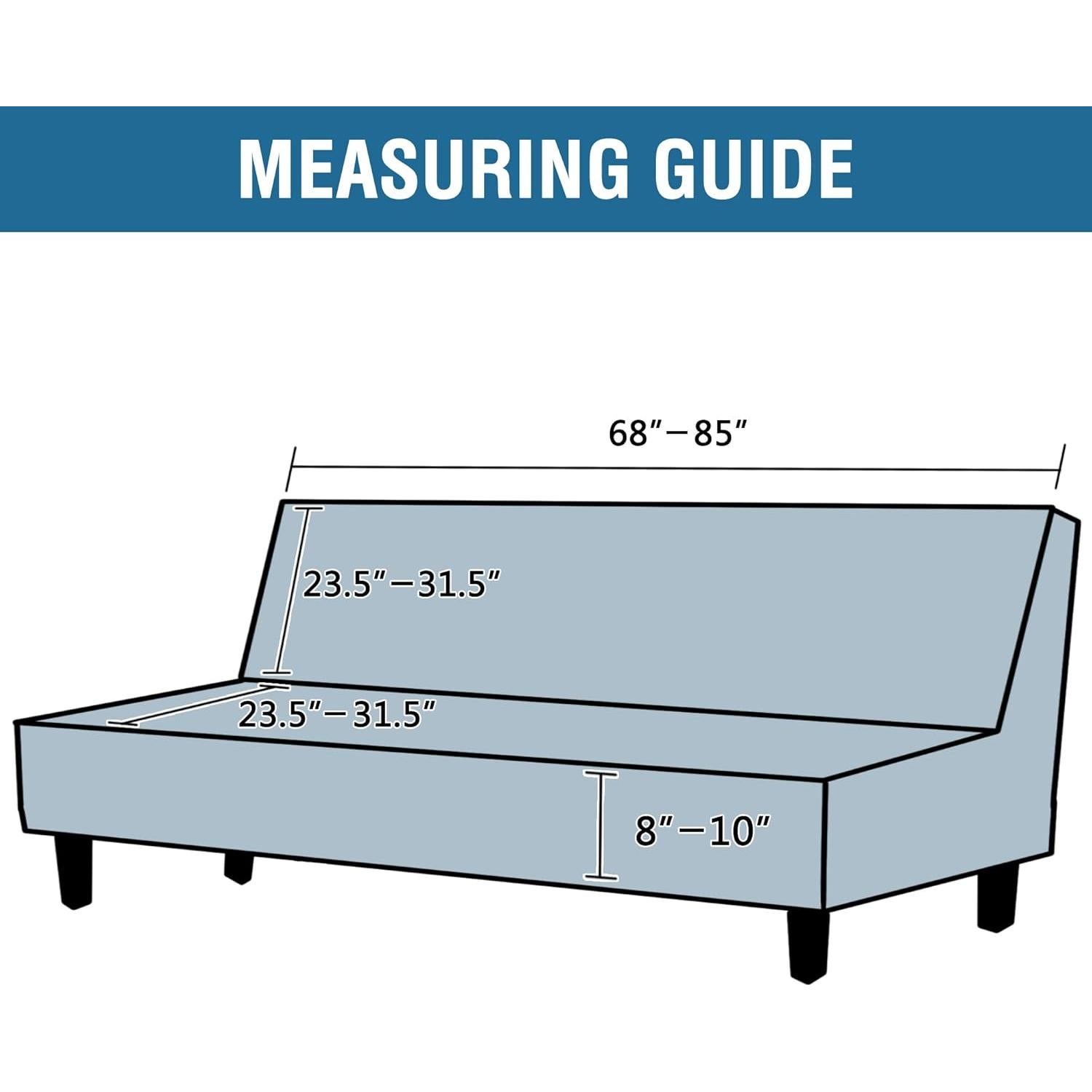 Funda de Futón H.VERSAILTEX Elástica Rayas Modernas Natural