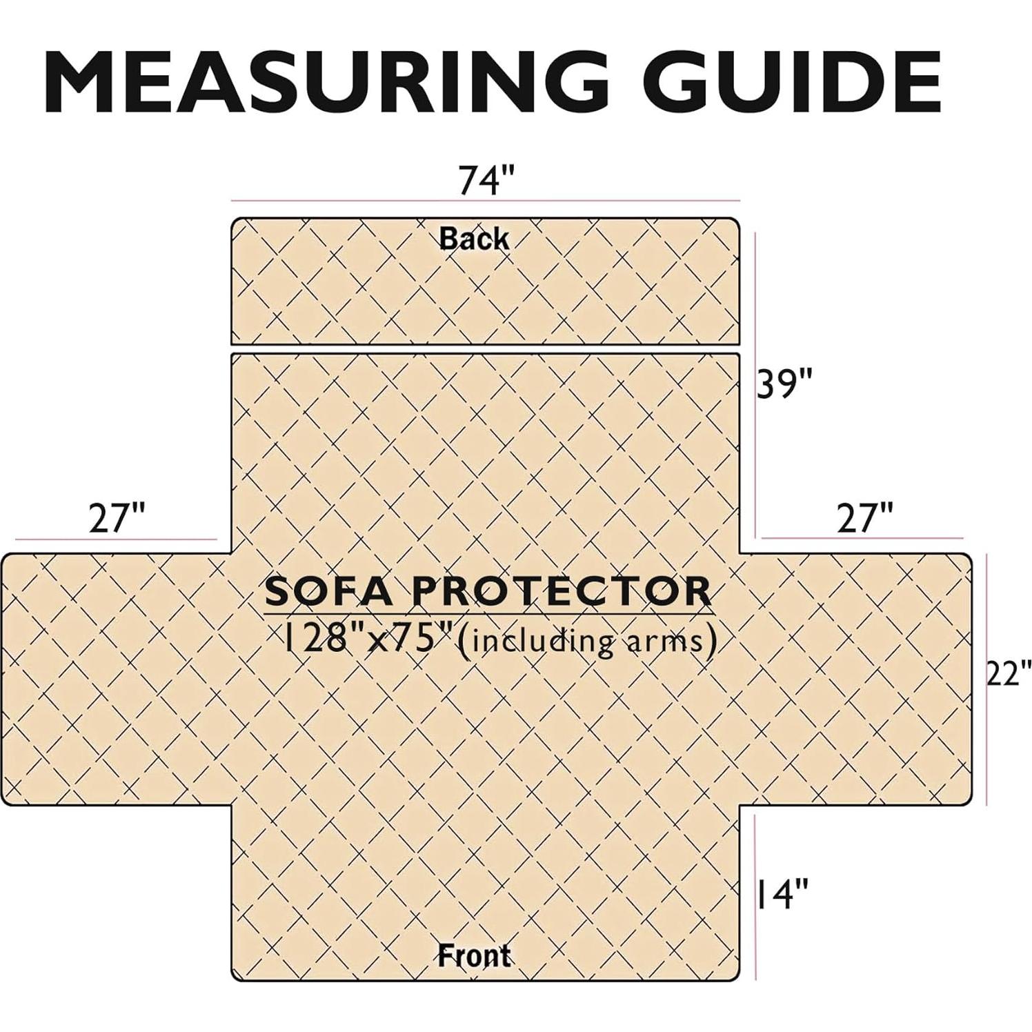 Funda de Sofá Antideslizante Cmfshape Rosa Floral 190x325 cm