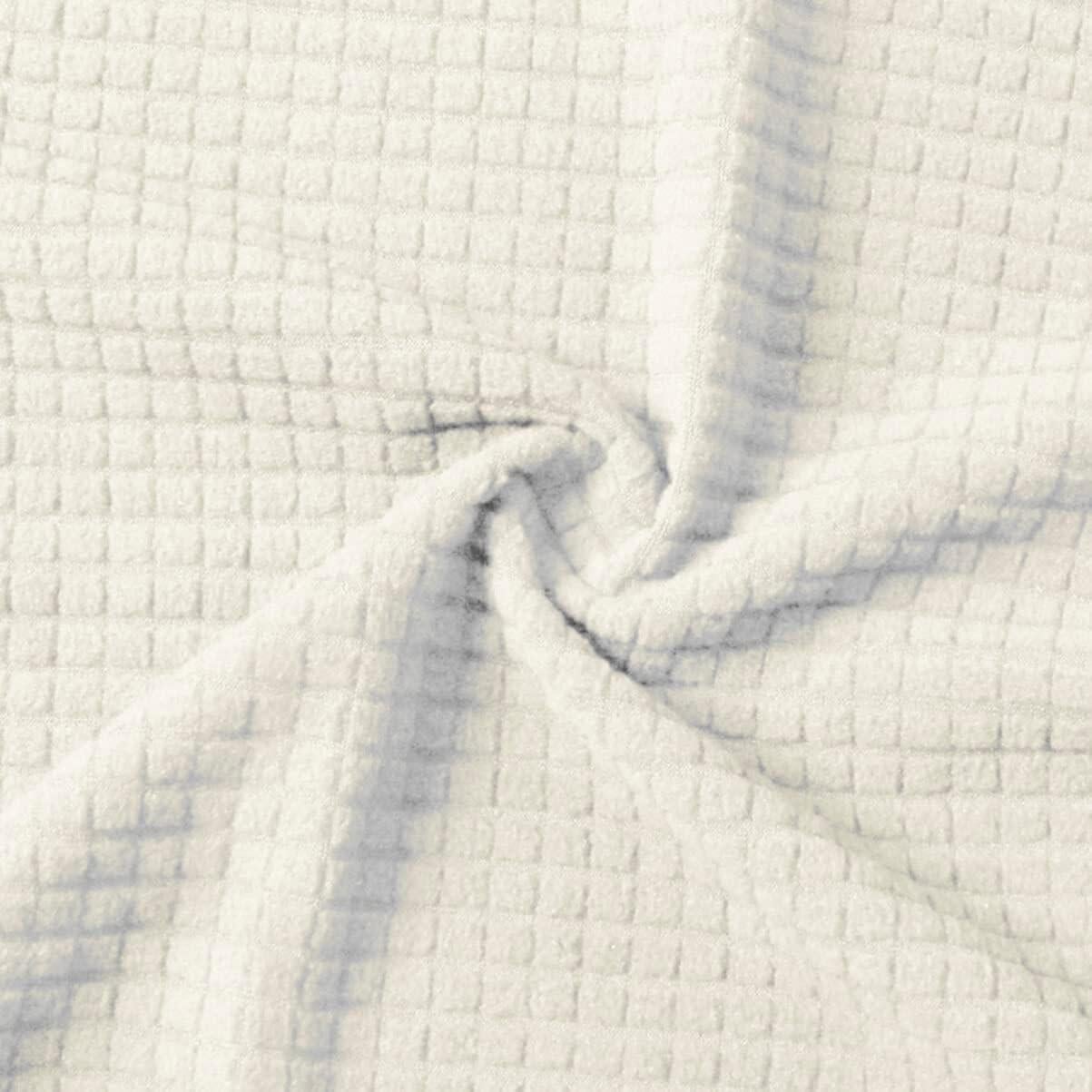 Funda Elástica para Reposabrazos Sofá HOLIDYOYO Beige 2 Pcs