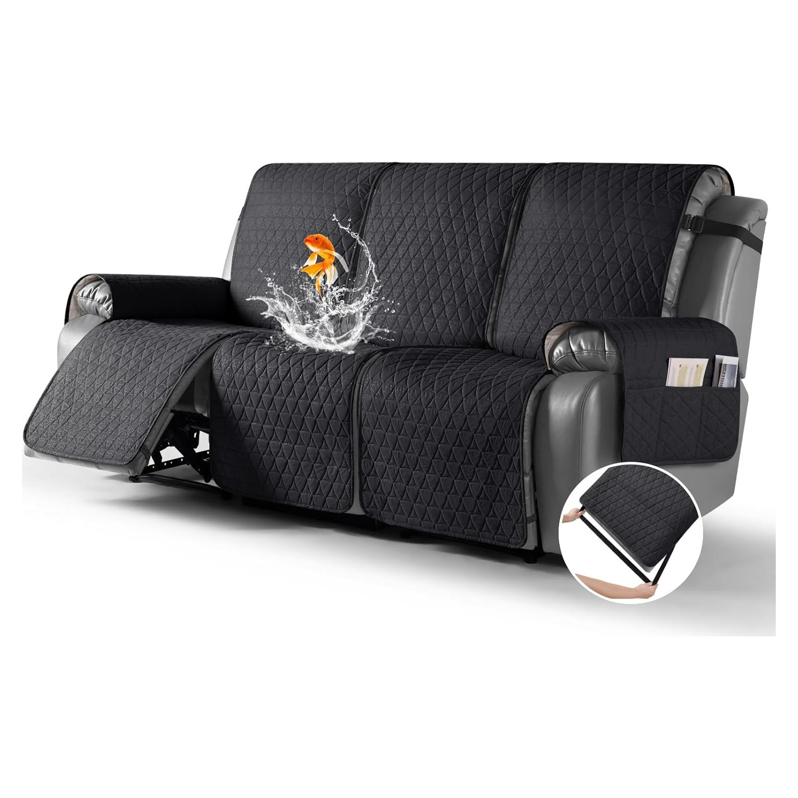 Funda de Sofá Recliner TAOCOCO 100% Impermeable 3 Plazas