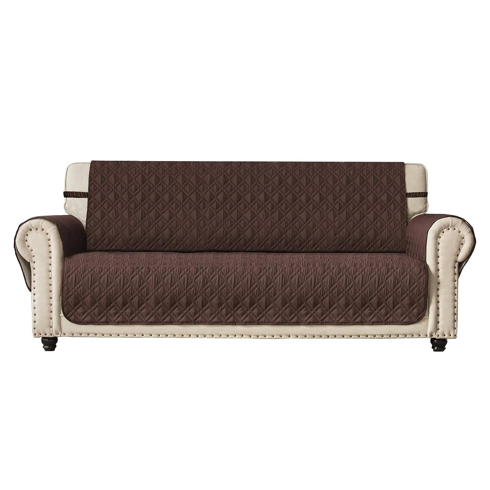 Funda de sofá Ameritex 100% impermeable 198 cm chocolate