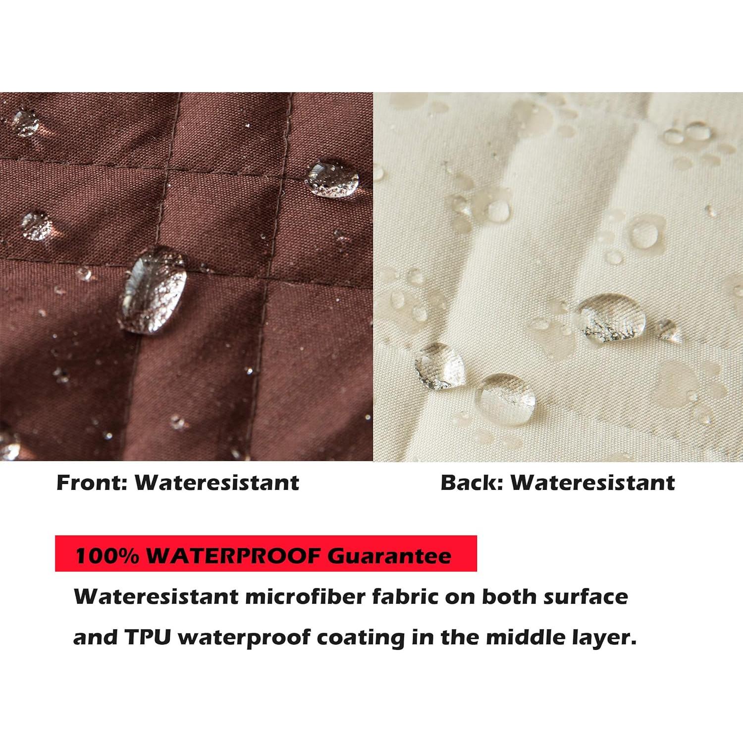 Funda de sofá Ameritex 100% impermeable 198 cm chocolate