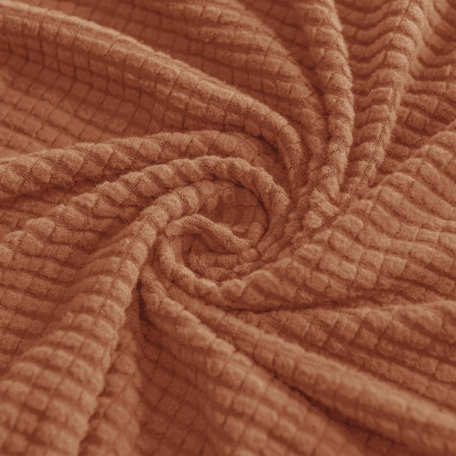 Funda de Sofá Loveseat Estirable CHUN YI 5 Piezas Ladrillo