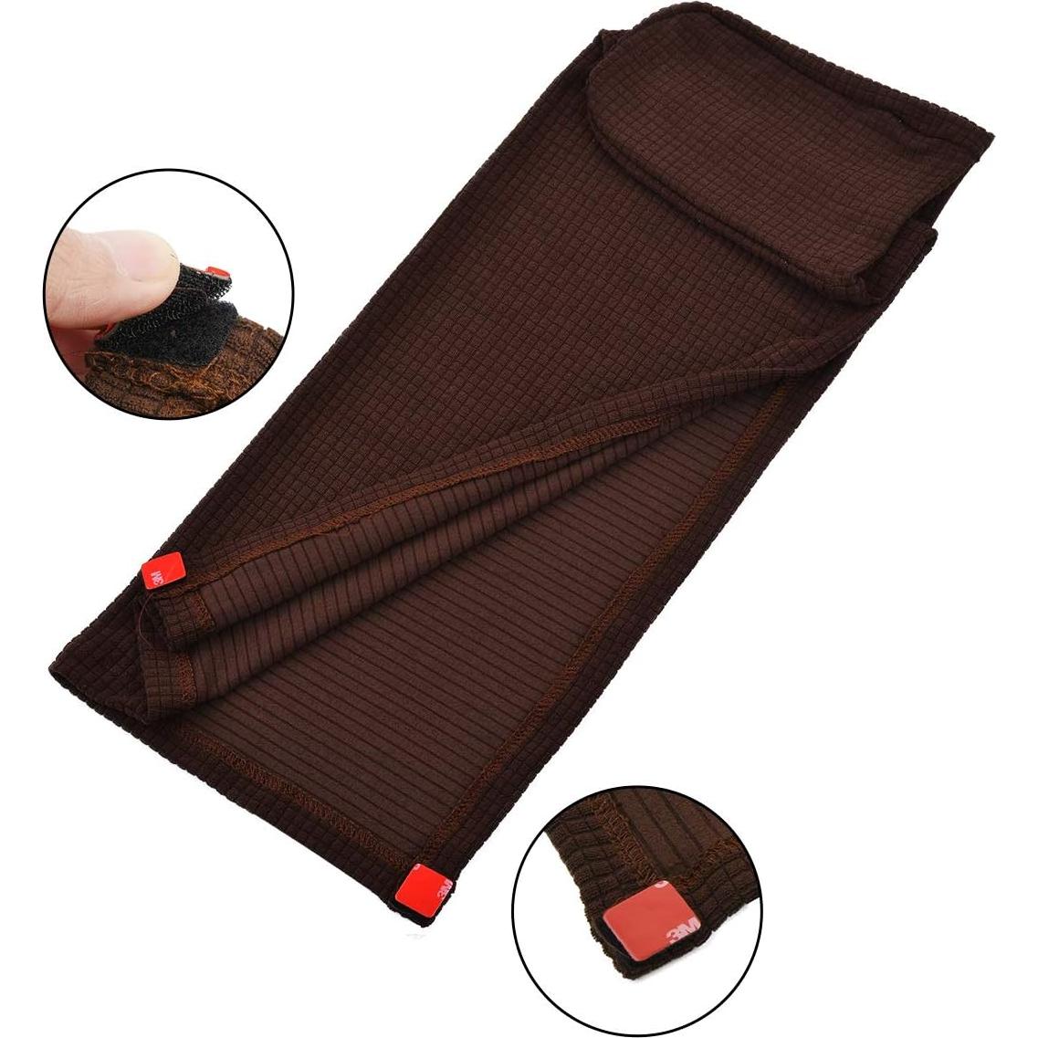 Funda Antideslizante para Reposabrazos Sofá CM Marrón Oscuro