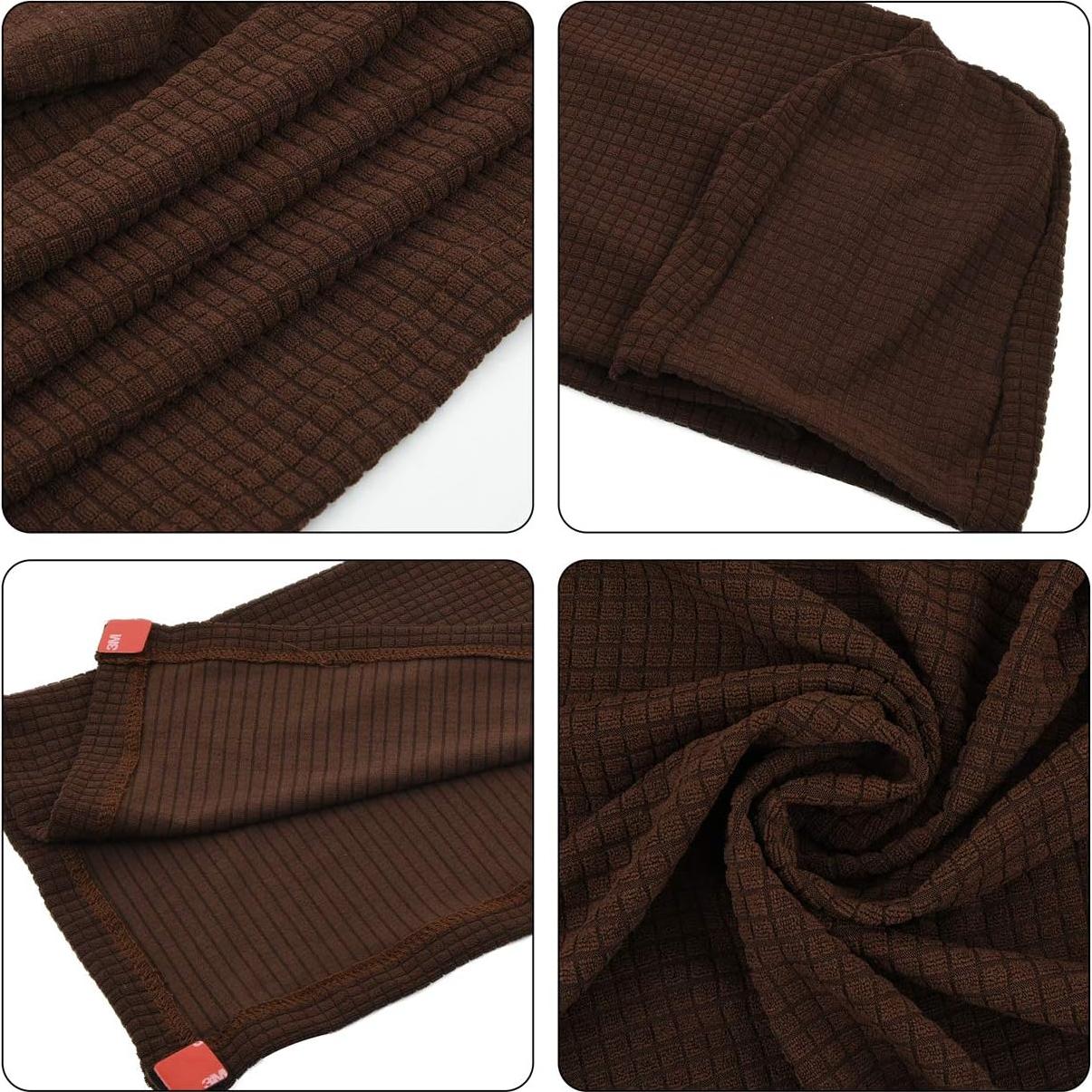 Funda Antideslizante para Reposabrazos Sofá CM Marrón Oscuro