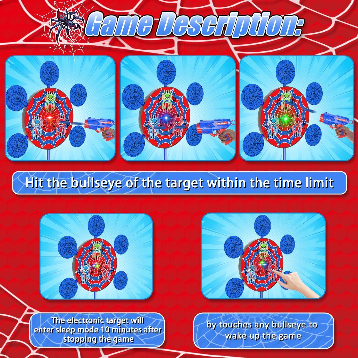 Juego de Tiro Nerf Qichuang con 2 Pistolas y 40 Dardos