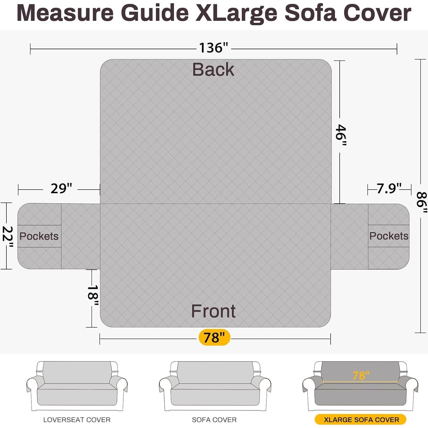 Funda de Sofá Impermeable CAPALOCA 3 Cojines Chocolate