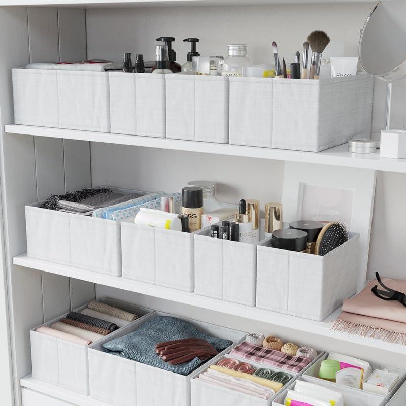 Organizador de Cajones Neaterize 12 Cestas Blanco-Gris