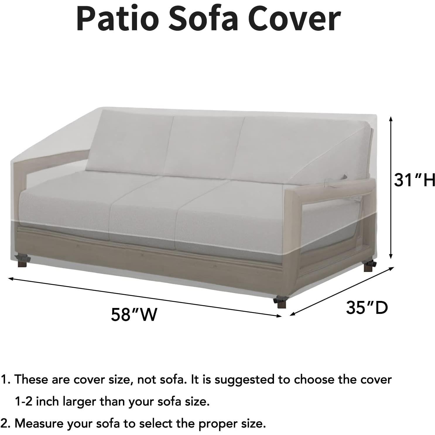 Cubierta de Sofá de Patio Easy-Going 147x89x78 cm Impermeable