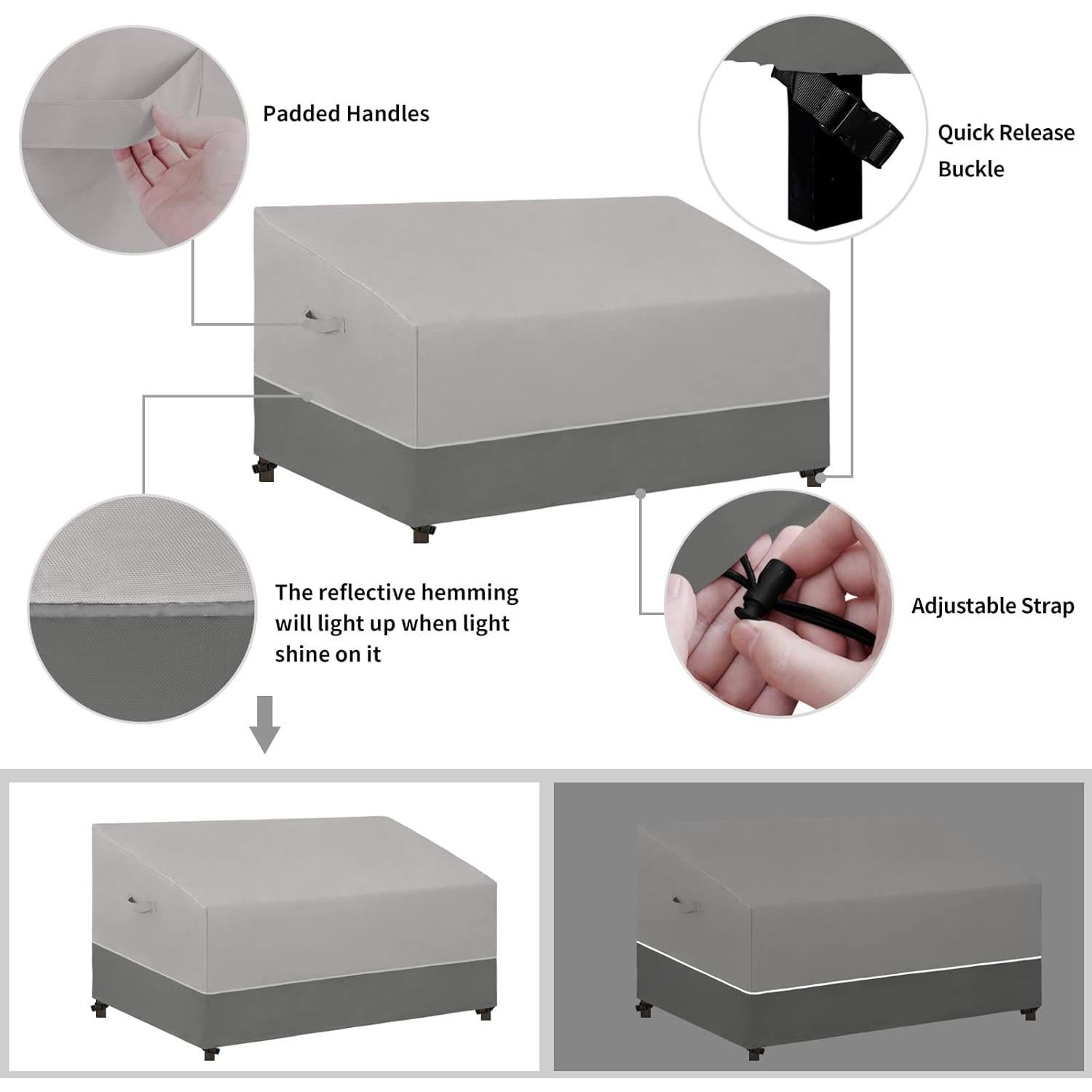 Cubierta de Sofá de Patio Easy-Going 147x89x78 cm Impermeable