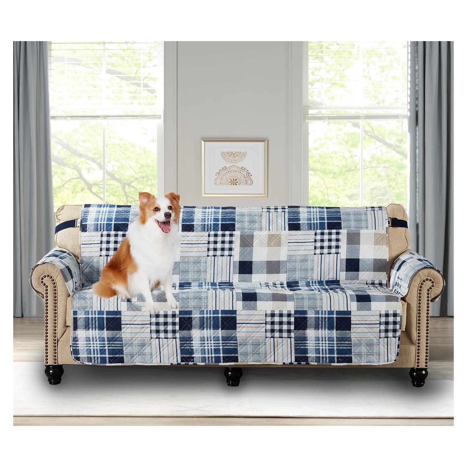 Funda de Sofá Acolchada Brilliant Sunshine 70" Azul