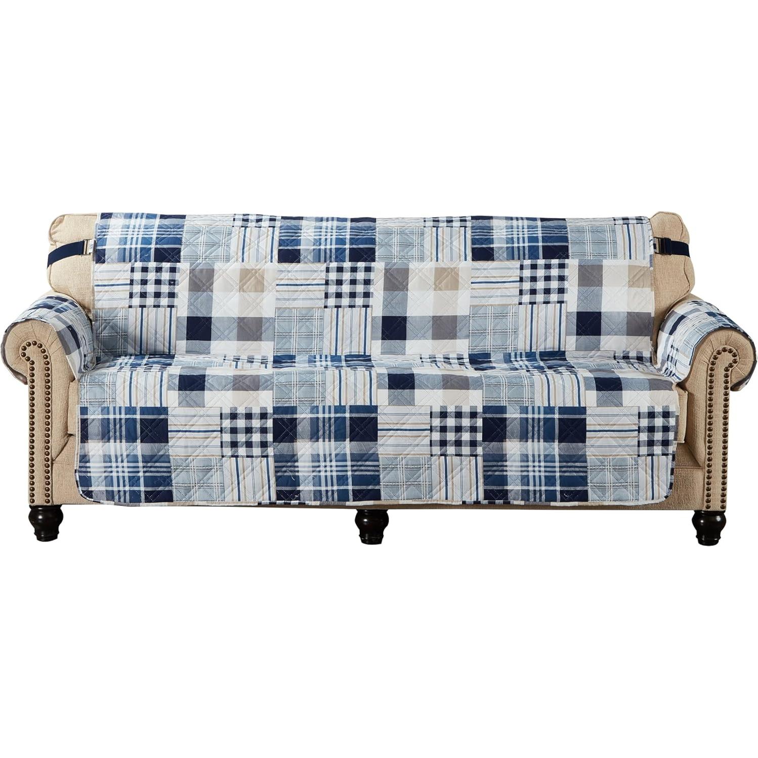 Funda de Sofá Acolchada Brilliant Sunshine 70" Azul