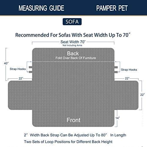 Funda de Sofá Acolchada Brilliant Sunshine 70" Azul