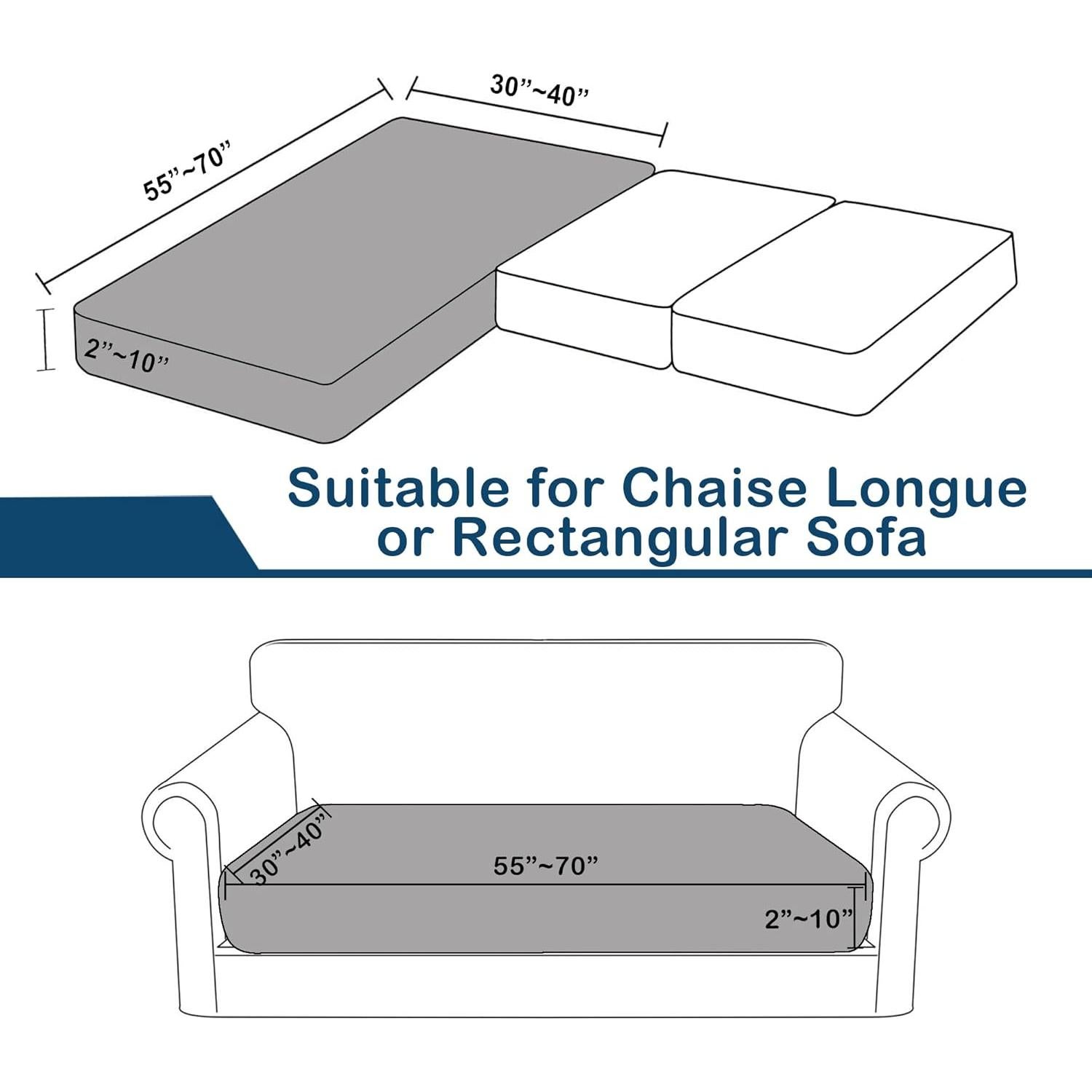 Funda de Sofá Seccional TOPYUMH Chaise Lounge Arena