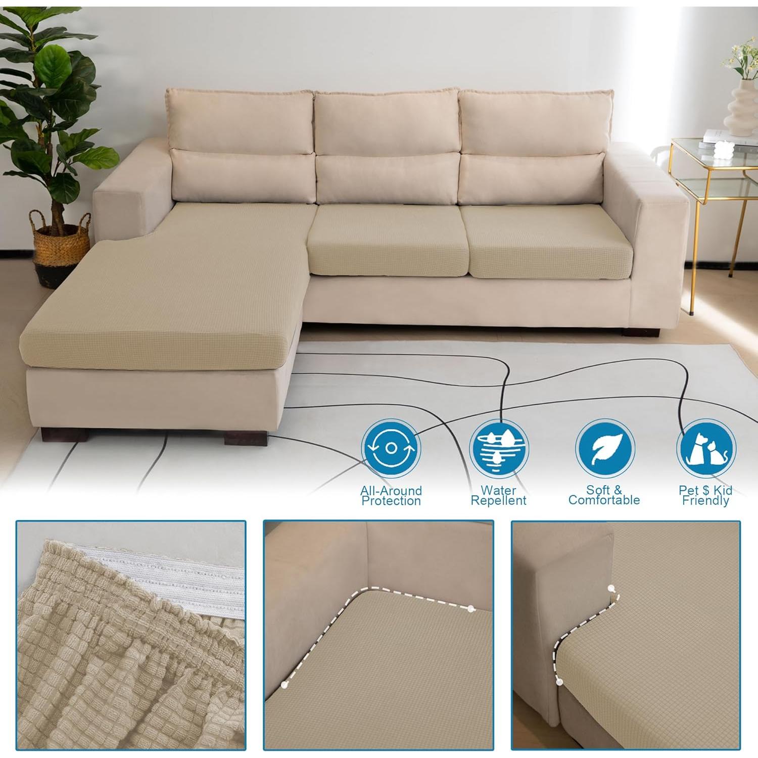 Funda de Sofá Seccional TOPYUMH Chaise Lounge Arena
